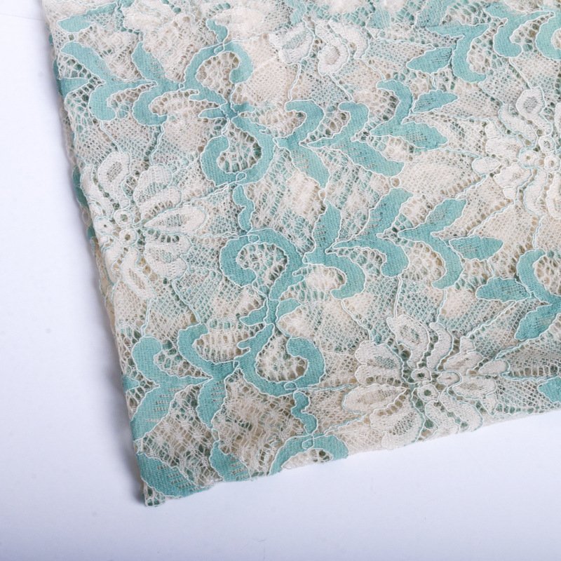 Cutwork Bridal Evening Polyester Lace Fabric for Women's Wear Wholesal 13